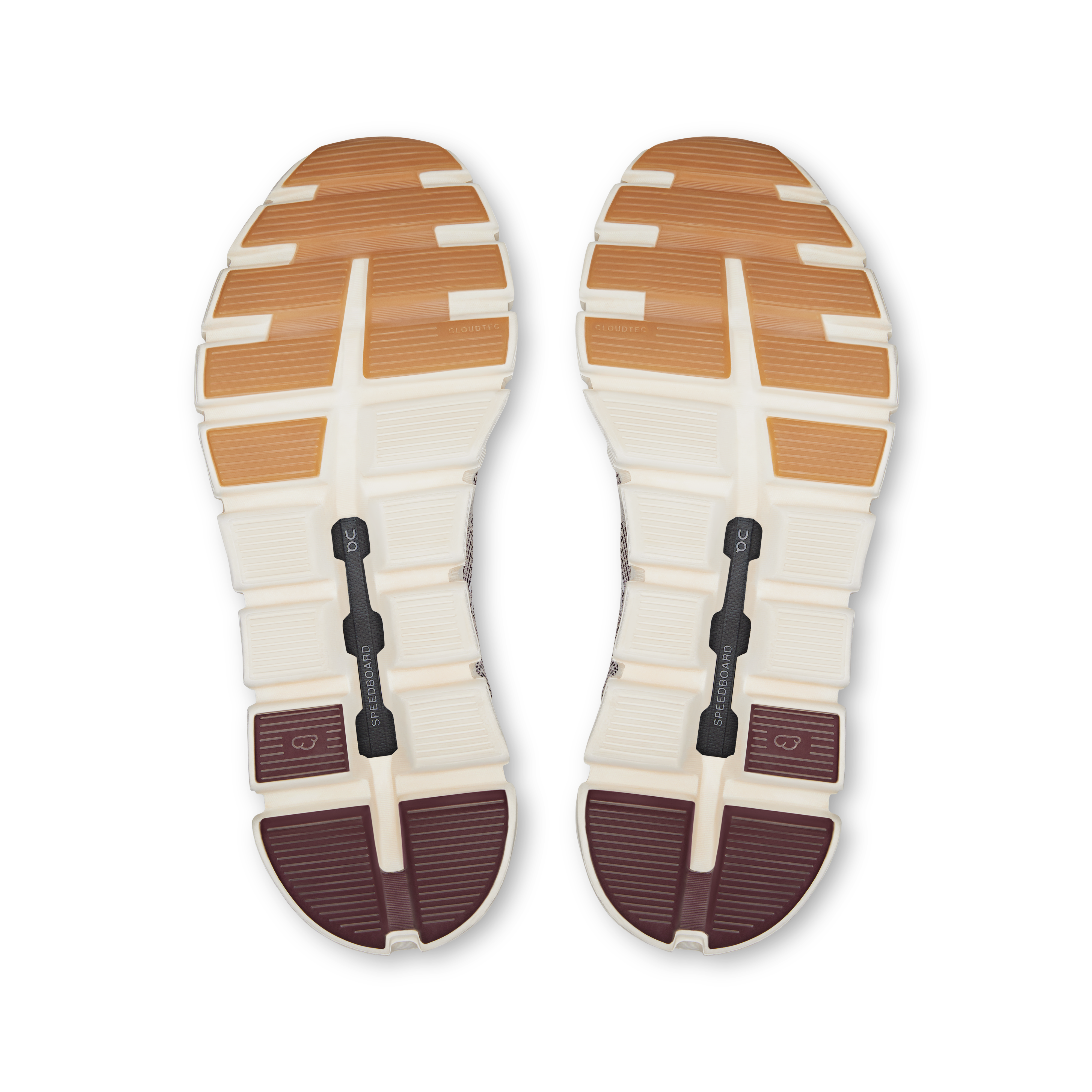 On Running Women's Cloud 6 Versa Shoes - Ice / Maroon