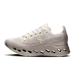 On Running Women's Cloudsurfer Max Shoes - Pelican / Limelight