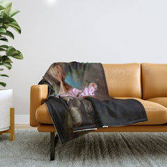 Champagne Diet' Marie Antoinette  Throw Blanket