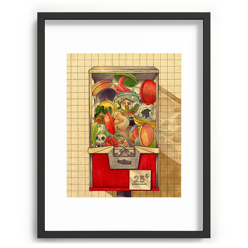 25������ Framed Art Print