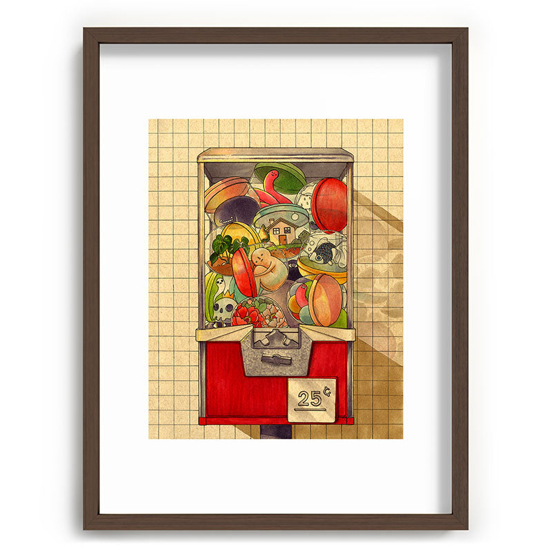 25������ Framed Art Print
