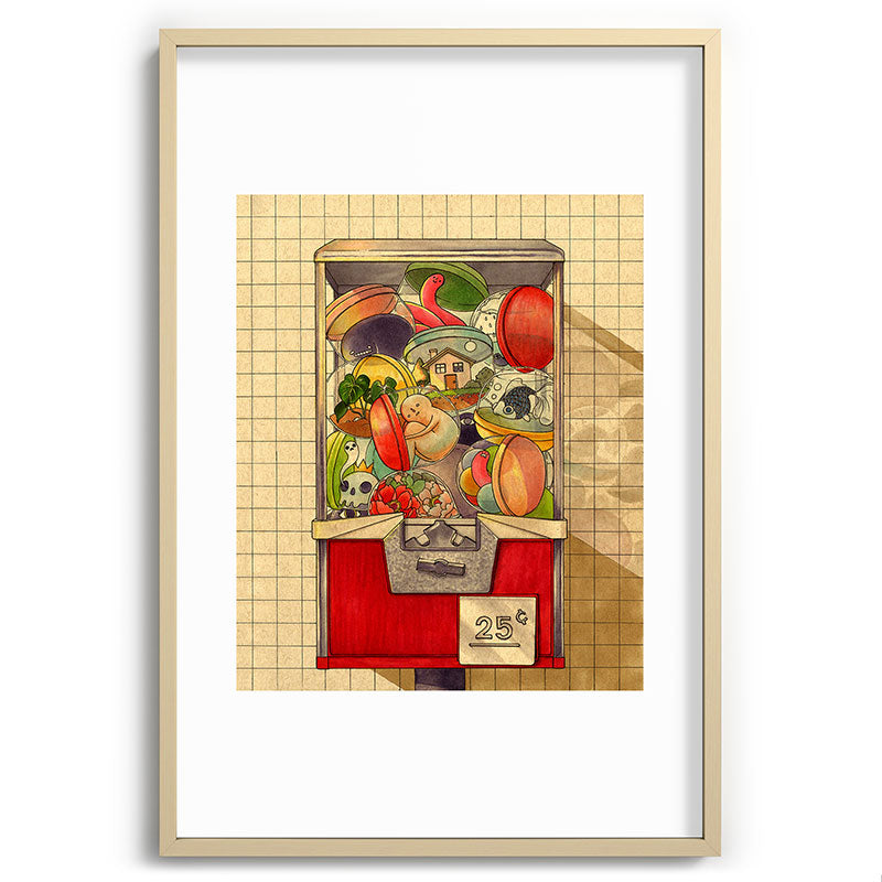 25������ Framed Art Print