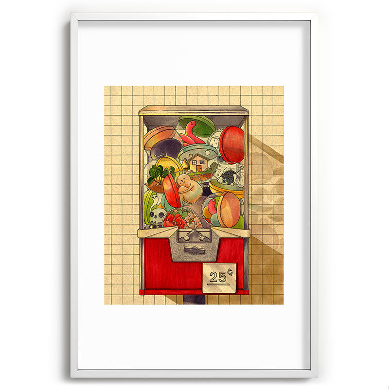 25������ Framed Art Print