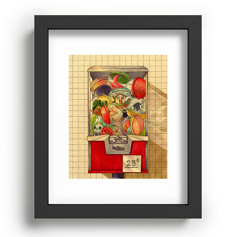 25������ Framed Art Print