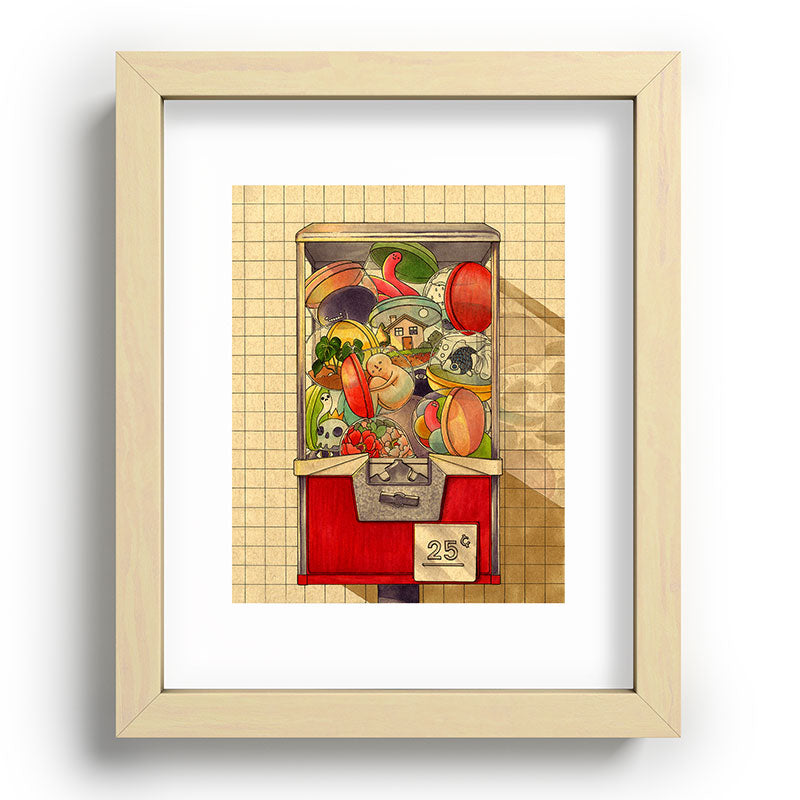 25������ Framed Art Print