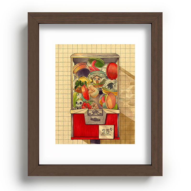 25������ Framed Art Print