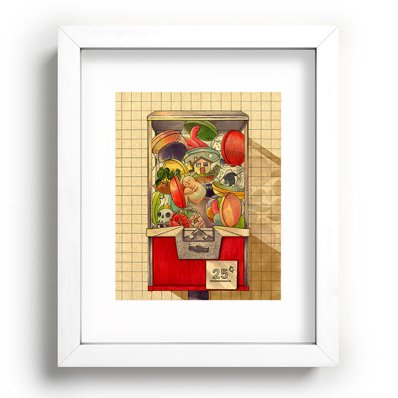 25������ Framed Art Print