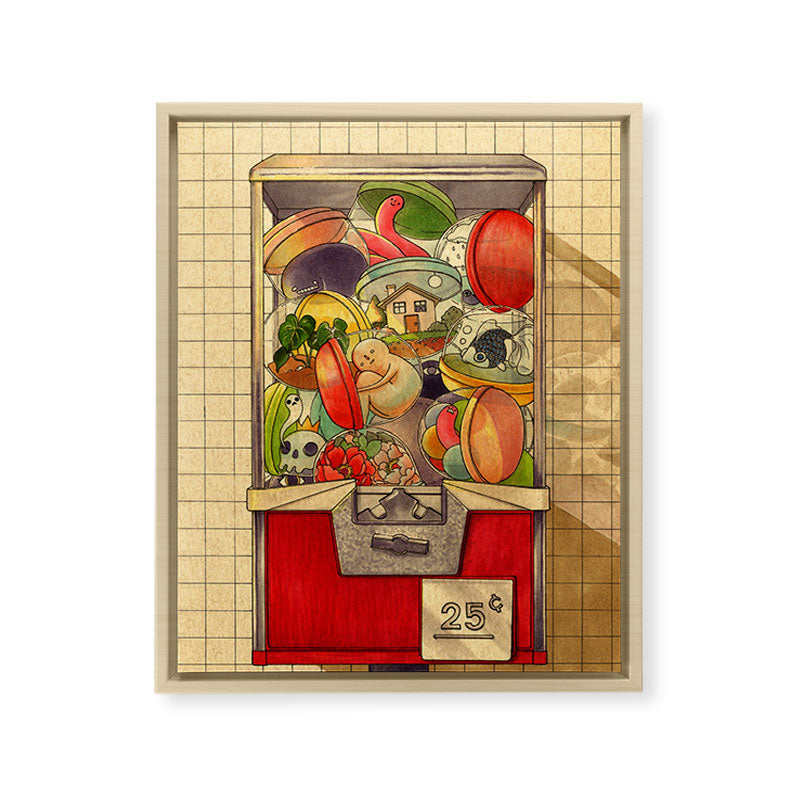 25������ Framed Canvas Print