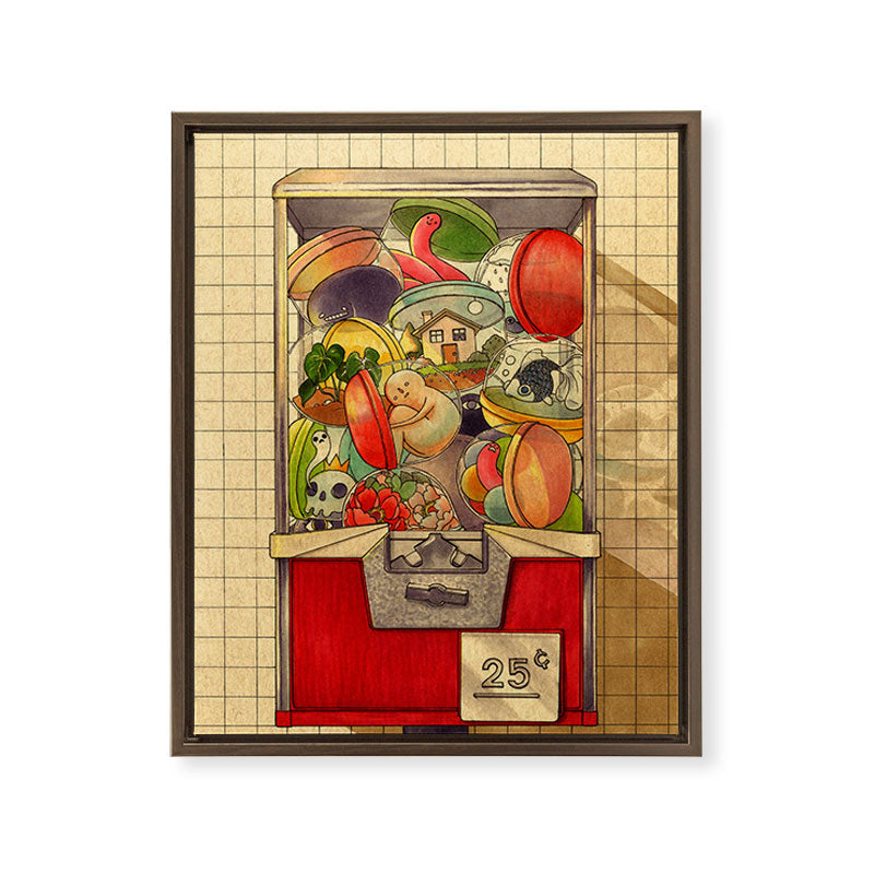 25������ Framed Canvas Print
