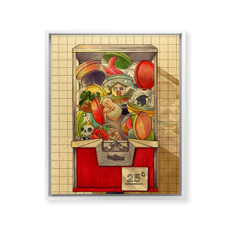 25������ Framed Canvas Print