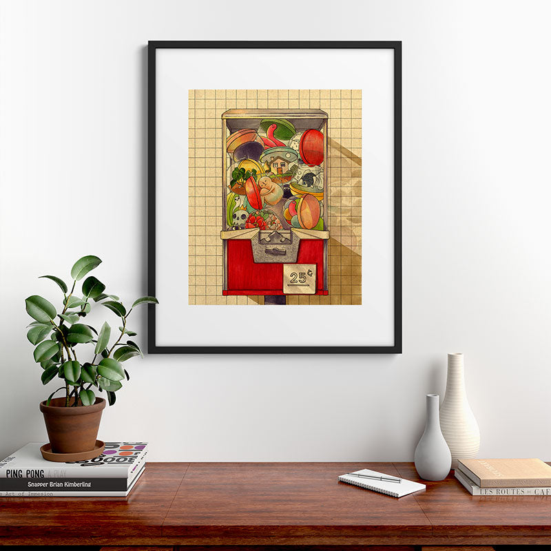 25������ Framed Art Print