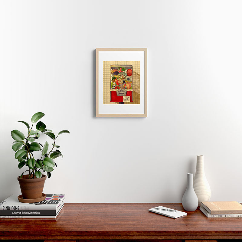 25������ Framed Art Print