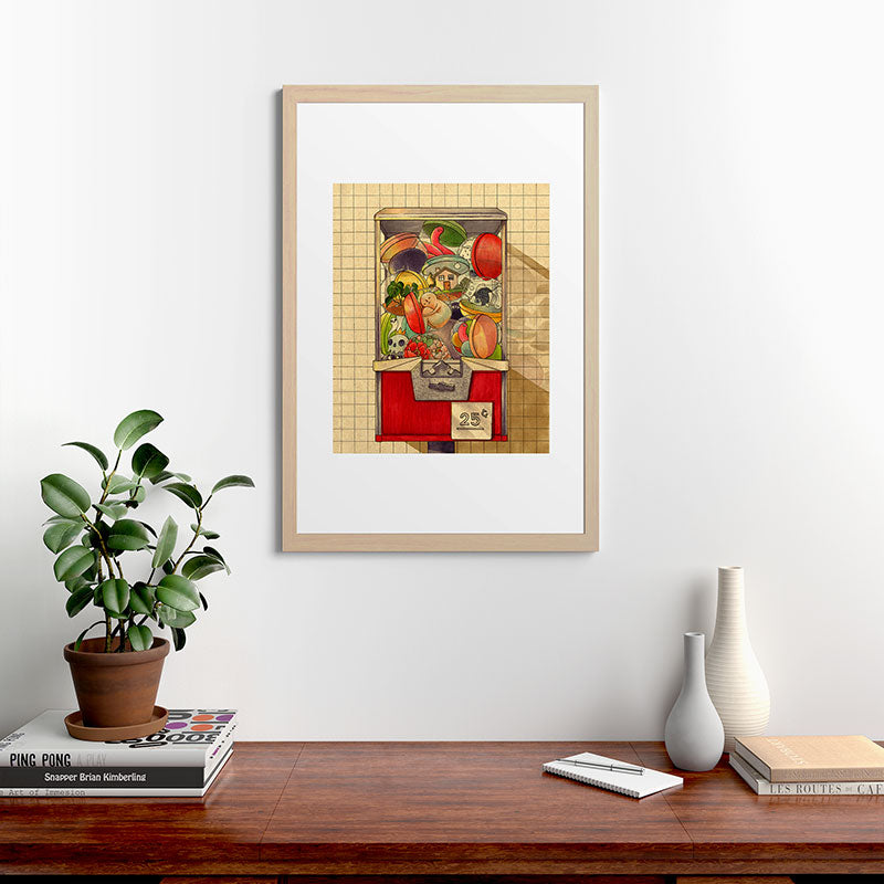 25������ Framed Art Print