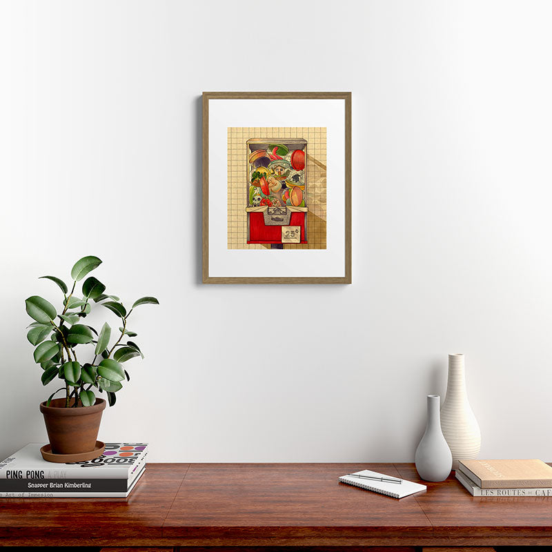 25������ Framed Art Print