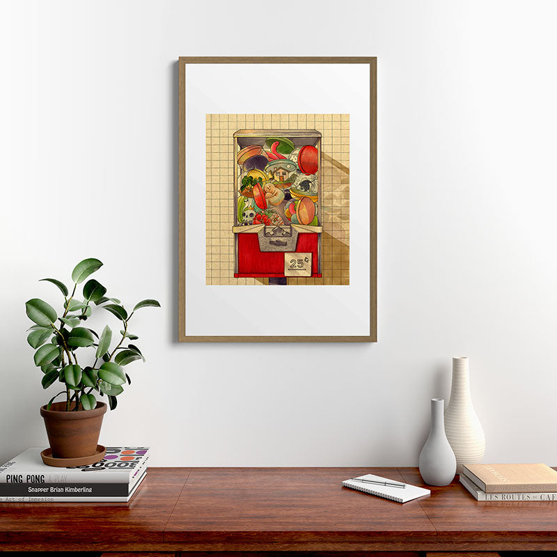 25������ Framed Art Print