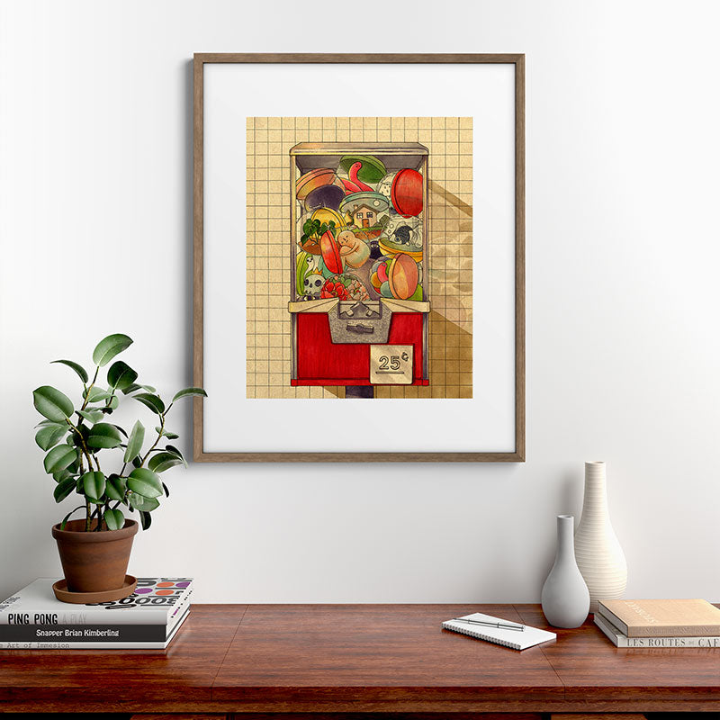 25������ Framed Art Print
