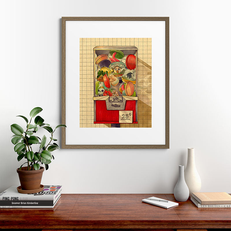 25������ Framed Art Print