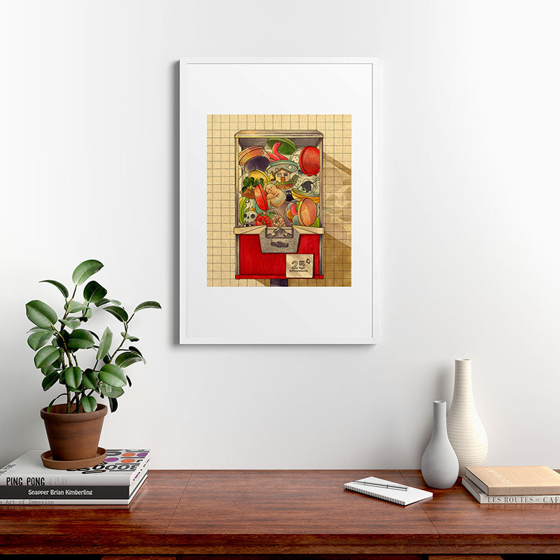 25������ Framed Art Print