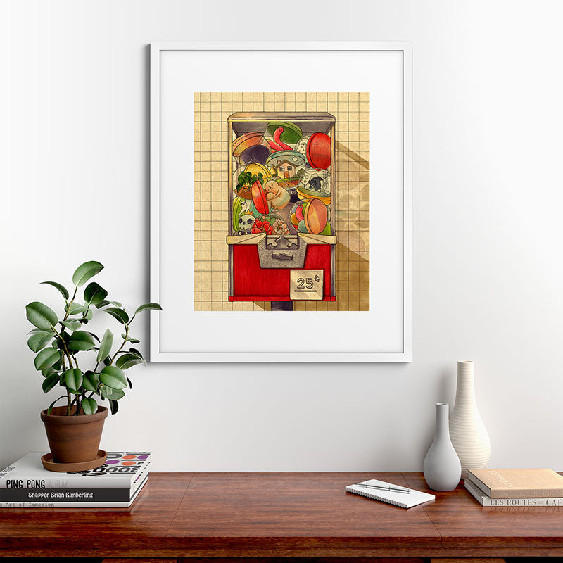 25������ Framed Art Print
