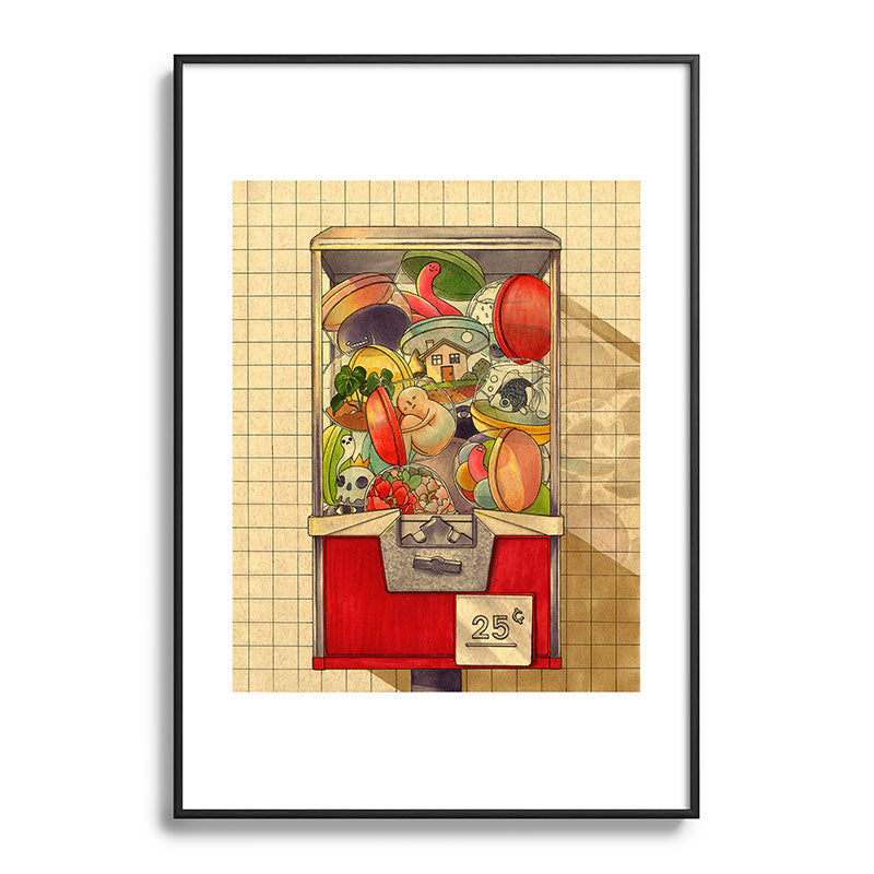 25������ Framed Art Print