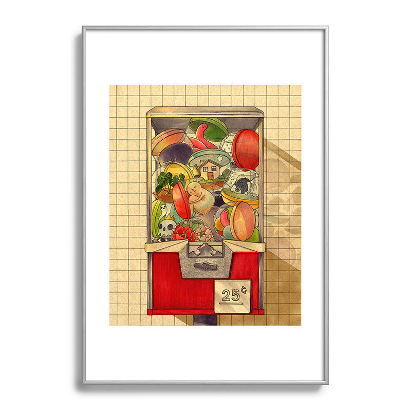 25������ Framed Art Print
