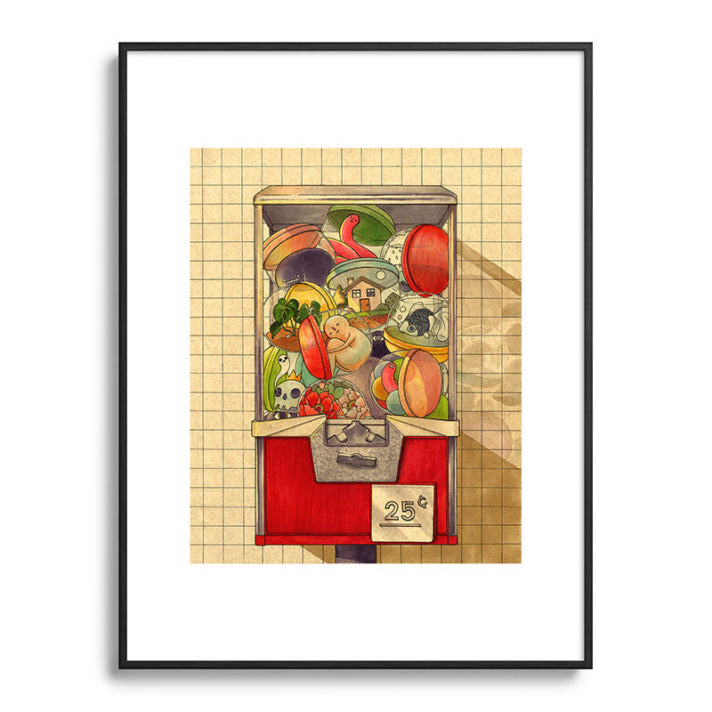 25������ Framed Art Print