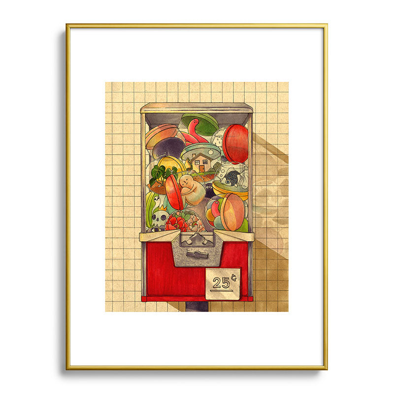 25������ Framed Art Print