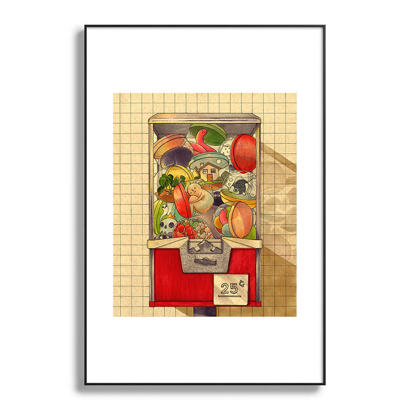 25������ Framed Art Print