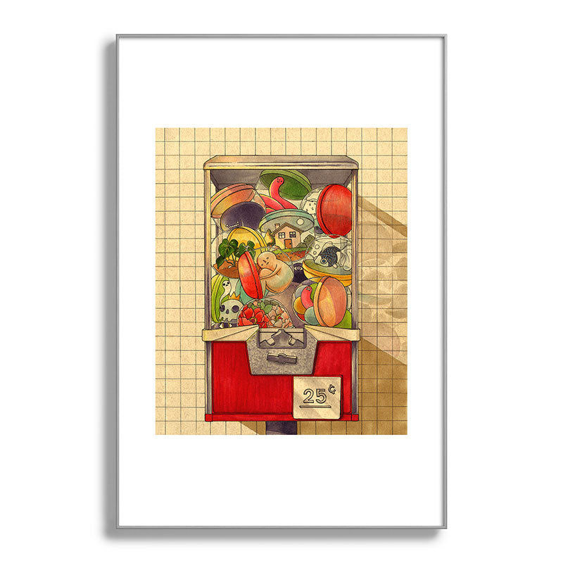 25������ Framed Art Print