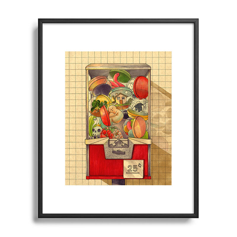 25������ Framed Art Print