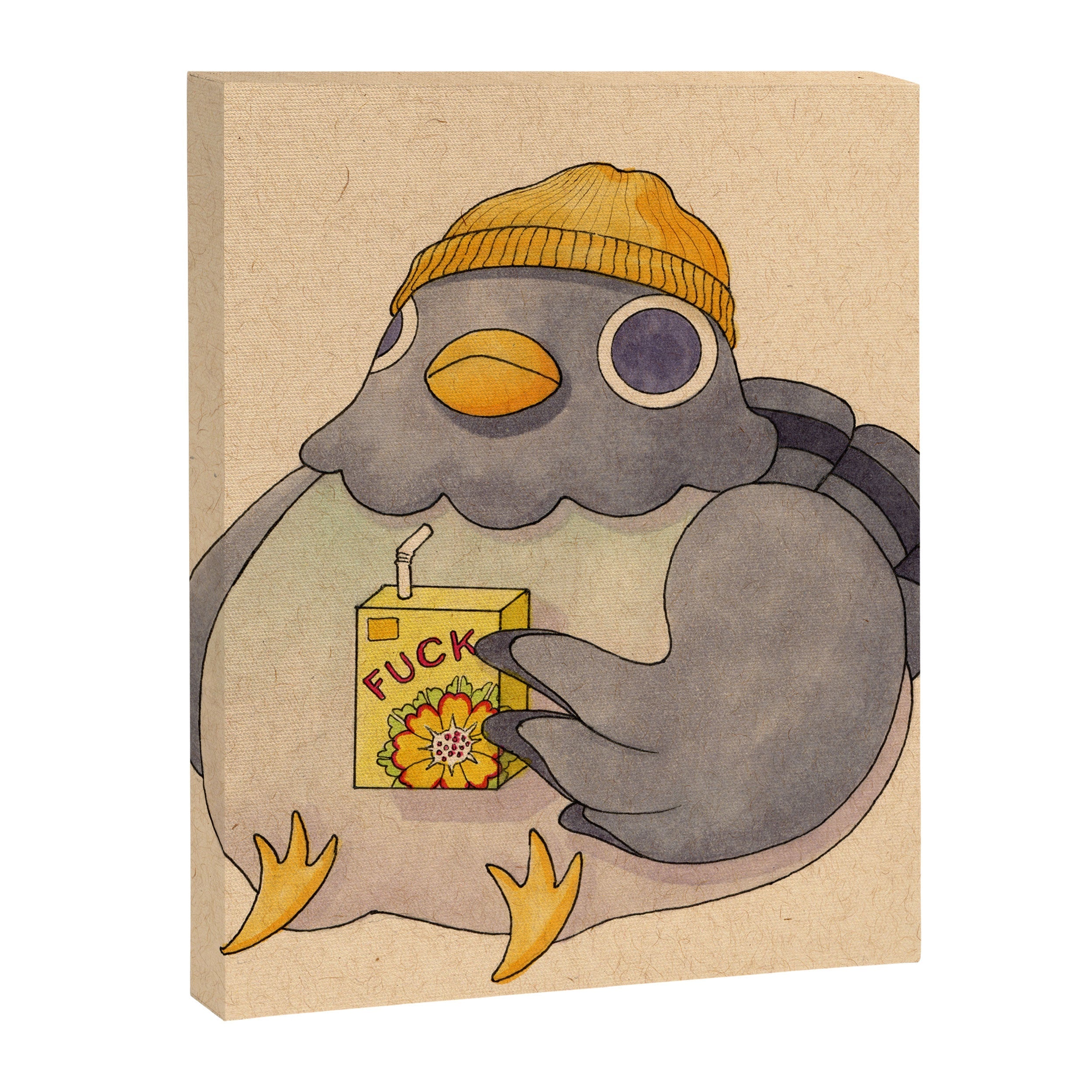 Fuck' Pigeon 07 Canvas Print