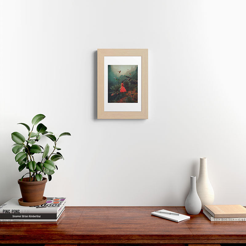 20 Seconds before the Rain Framed Art Print
