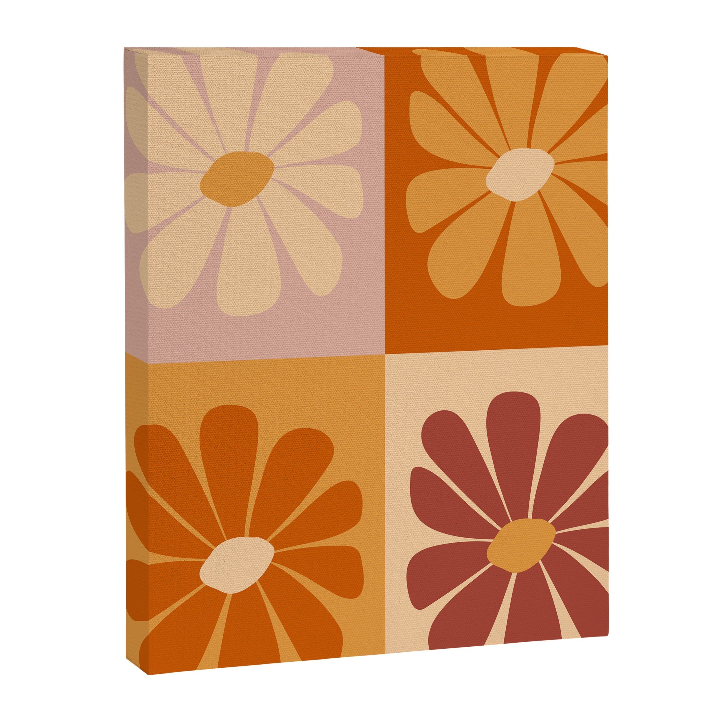 70's Daisy Bloom  Canvas Print