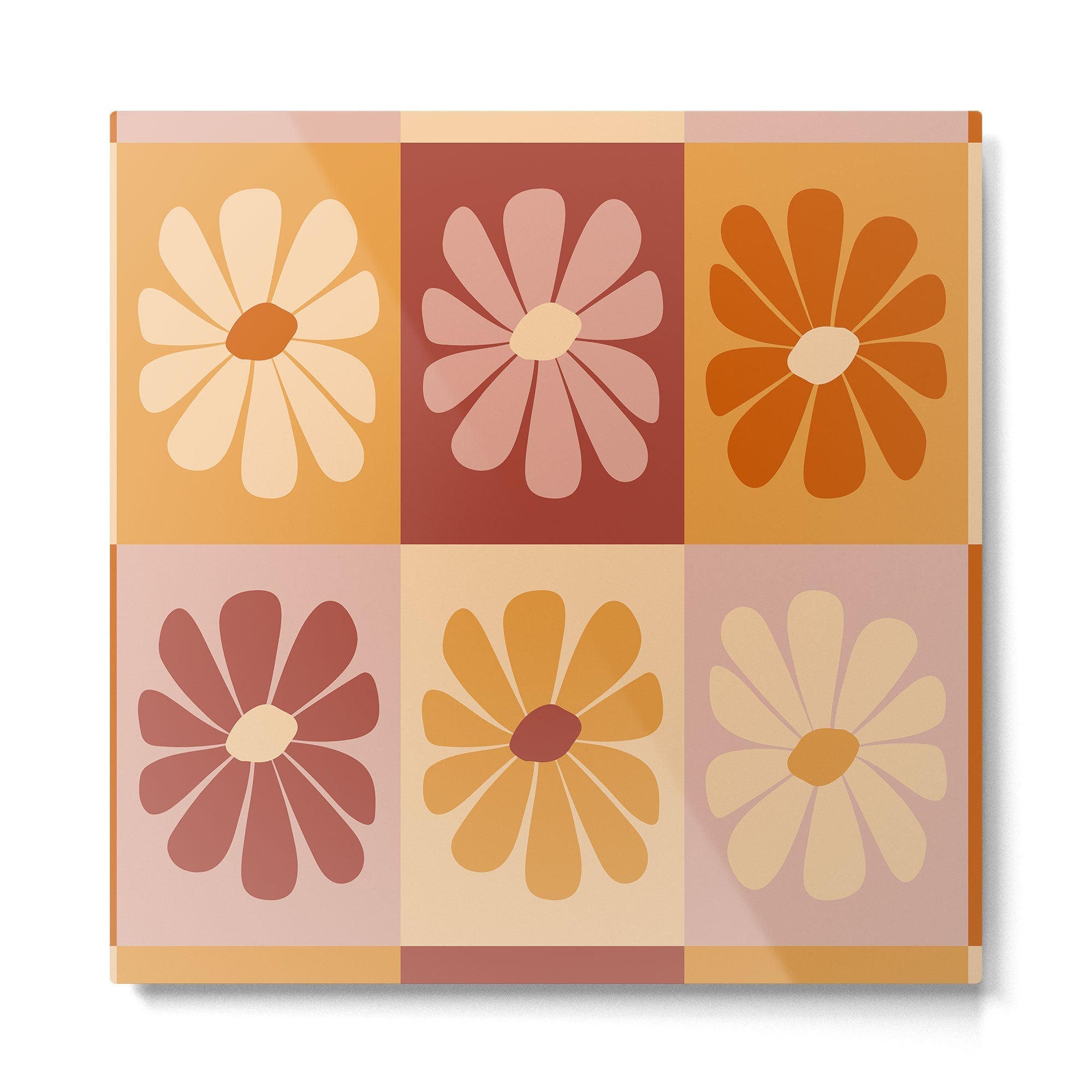 70's Daisy Bloom  Metal Print
