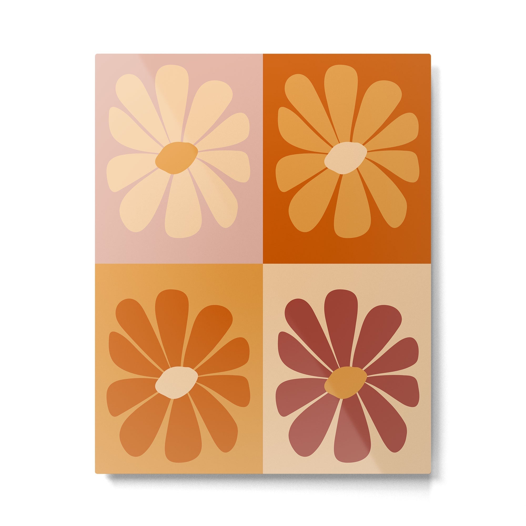 70's Daisy Bloom  Metal Print