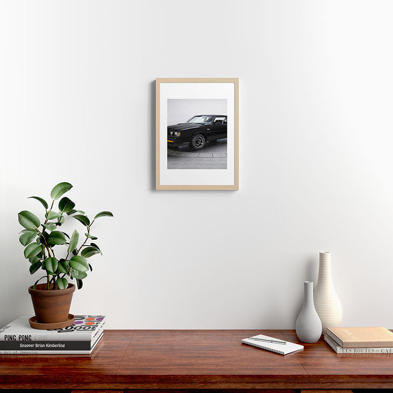 1987 Grand National Muscle Car Framed Art Print