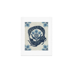 A Fox Chasing Its Tail Art Print