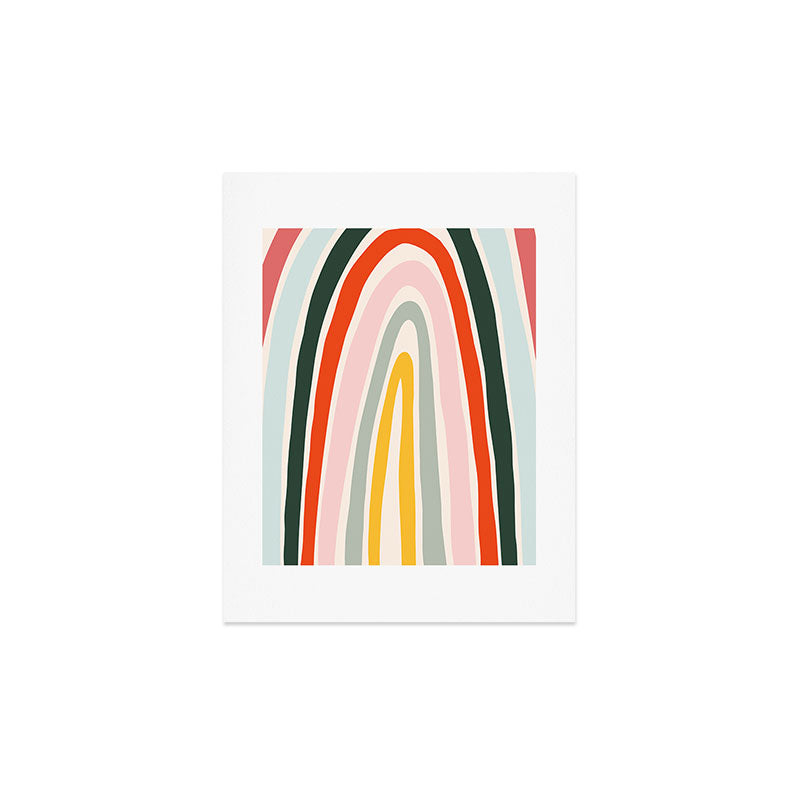 70s Vintage Rainbow Art Print