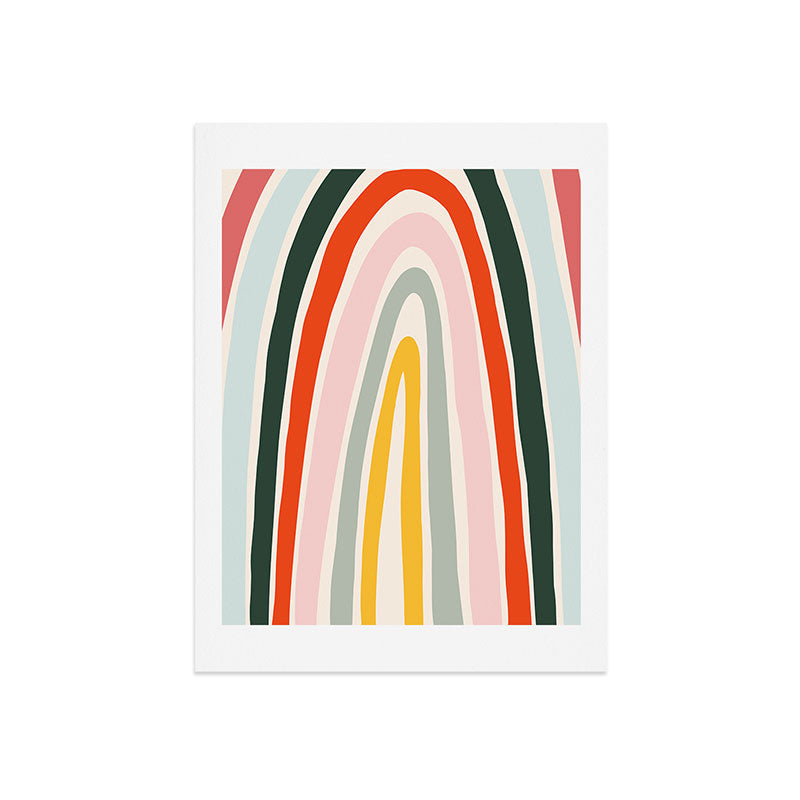 70s Vintage Rainbow Art Print