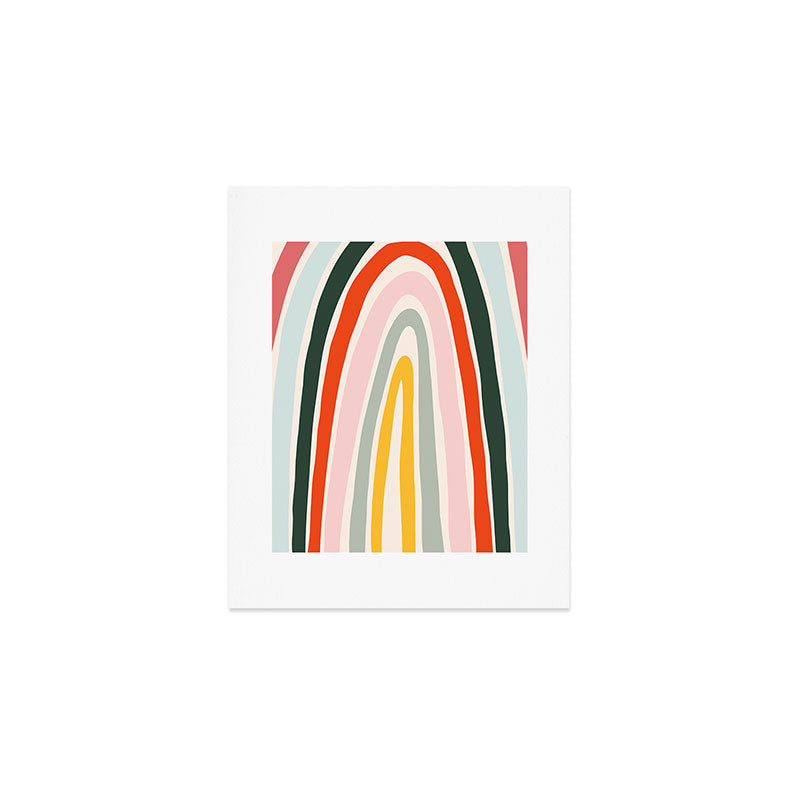 70s Vintage Rainbow Art Print