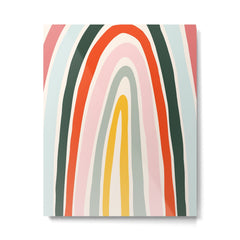 70s Vintage Rainbow Metal Print
