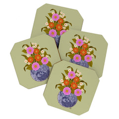 1970s Disco Ball Flower Pot  Coaster