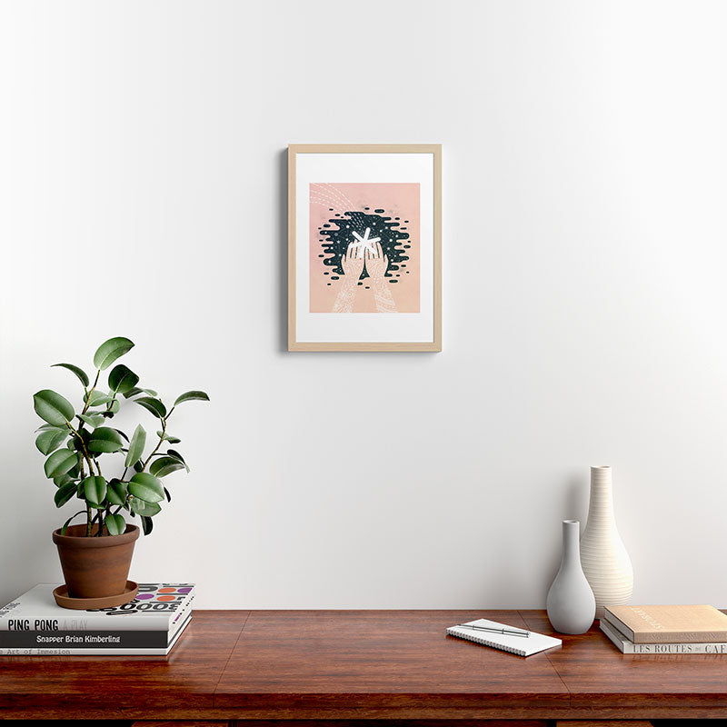 *Catching Stars* Framed Art Print