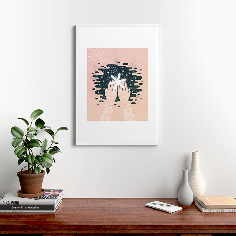 *Catching Stars* Framed Art Print