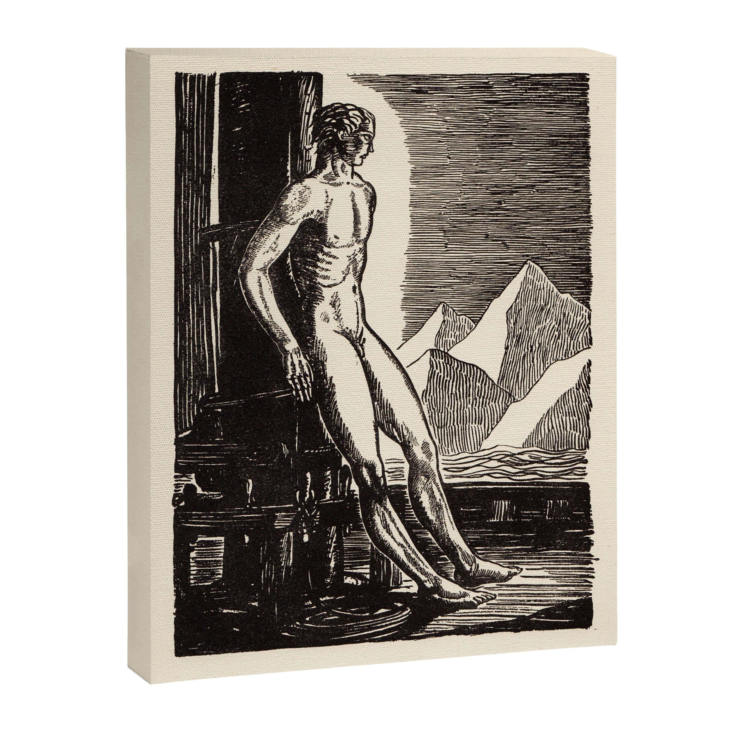 "Day" by Rockwell Kent (1919) Canvas Print