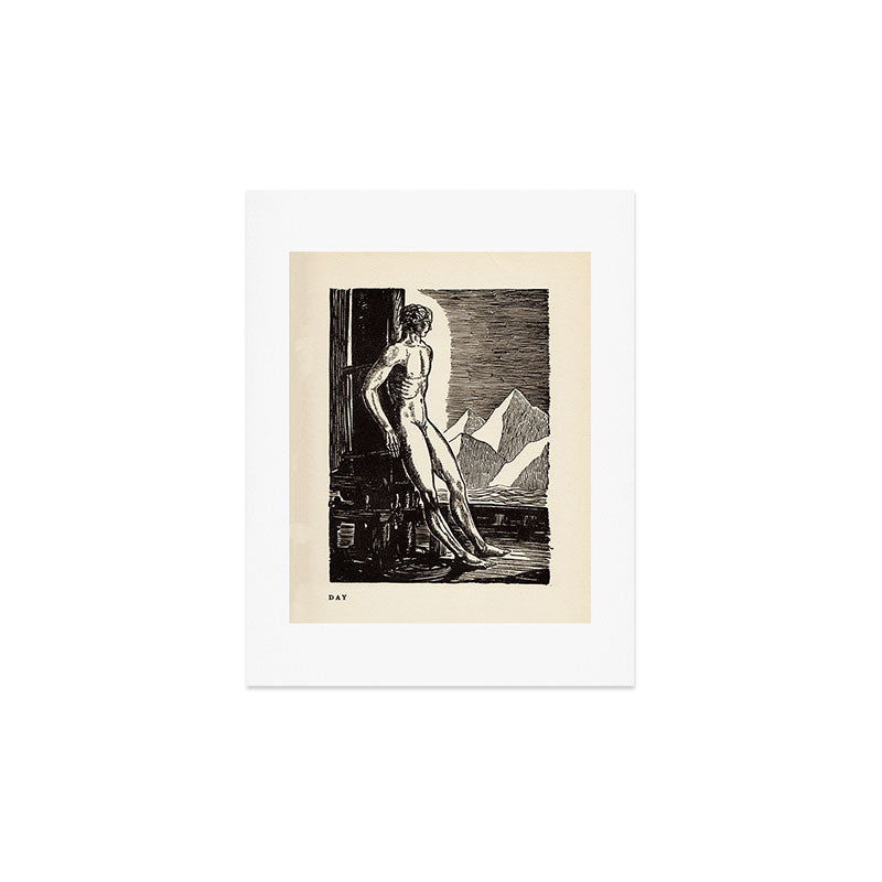 "Day" by Rockwell Kent (1919) Art Print