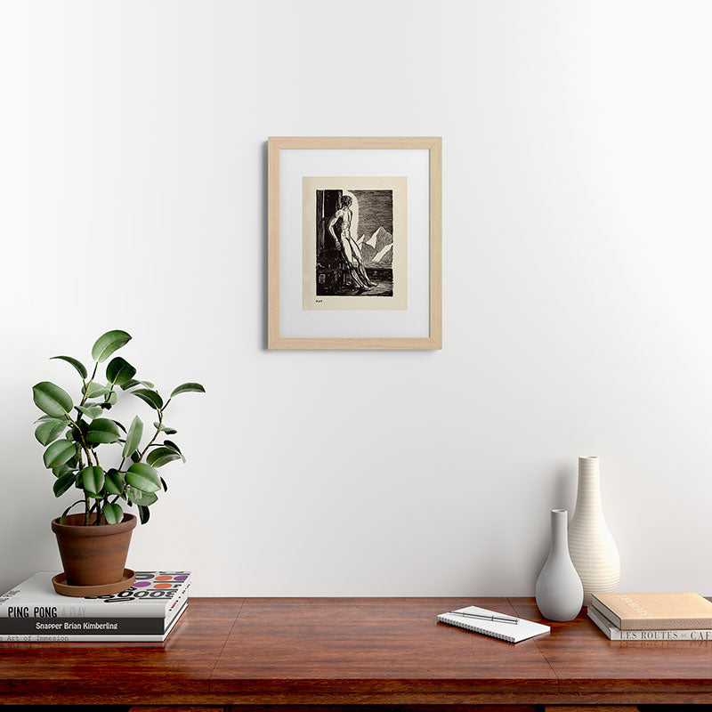 "Day" by Rockwell Kent (1919) Framed Art Print