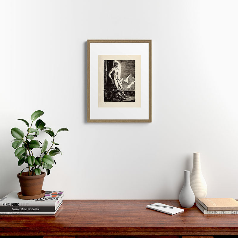 "Day" by Rockwell Kent (1919) Framed Art Print