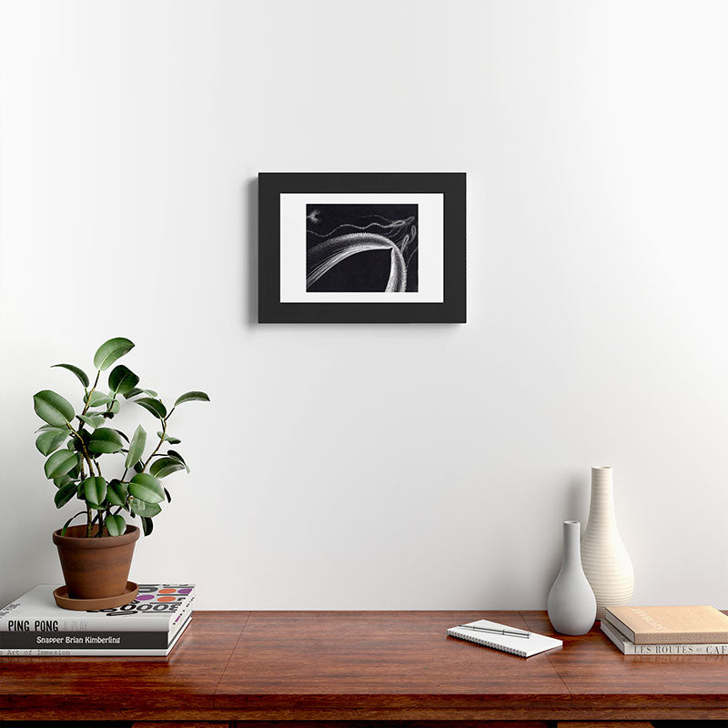 "Dolphins" by M.C. Escher Framed Art Print