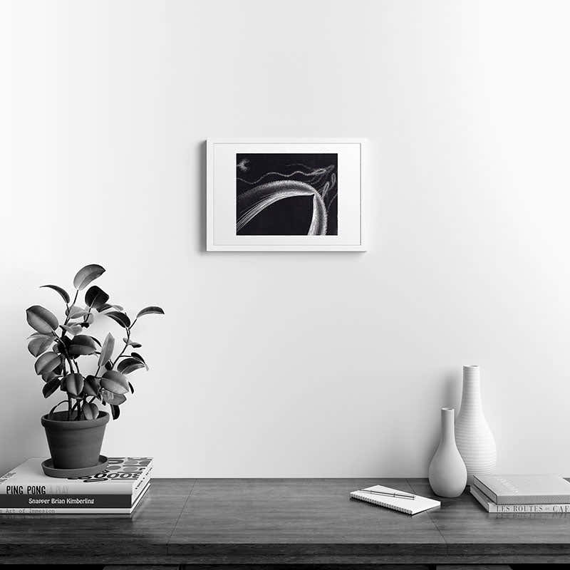 "Dolphins" by M.C. Escher Framed Art Print